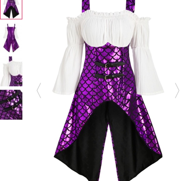 NWOT Mermaid pirate dress - Picture 1 of 7